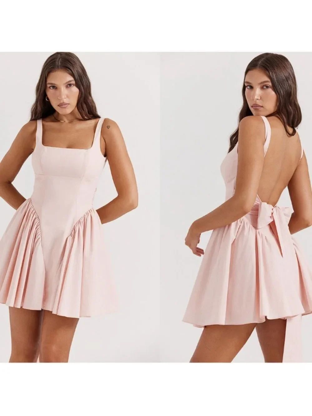 Soft Peach 'Florianne' House of CB- XS